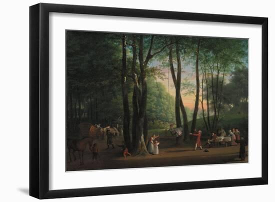 The Dancing Glade at Sorgenfri, North of Copenhagen, 1800-Jens Juel-Framed Giclee Print