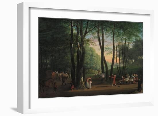 The Dancing Glade at Sorgenfri, North of Copenhagen, 1800-Jens Juel-Framed Giclee Print