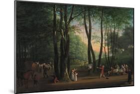 The Dancing Glade at Sorgenfri, North of Copenhagen, 1800-Jens Juel-Mounted Giclee Print