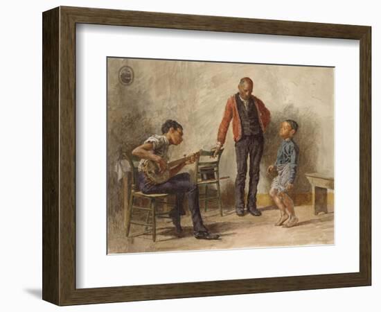 The Dancing Lesson, 1878-Thomas Cowperthwait Eakins-Framed Giclee Print