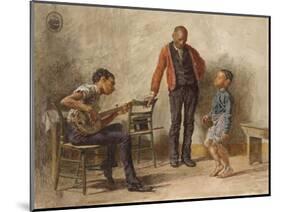 The Dancing Lesson, 1878-Thomas Cowperthwait Eakins-Mounted Giclee Print