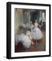 The Dancing Lesson-W^ E^ Webster-Framed Premium Giclee Print