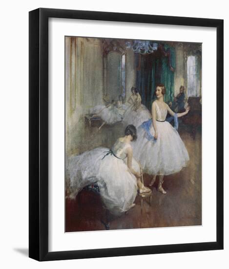 The Dancing Lesson-W^ E^ Webster-Framed Premium Giclee Print