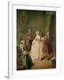 The Dancing Lesson-Pietro Longhi-Framed Giclee Print