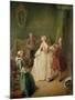 The Dancing Lesson-Pietro Longhi-Mounted Giclee Print