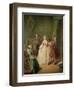 The Dancing Lesson-Pietro Longhi-Framed Giclee Print