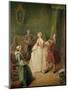 The Dancing Lesson-Pietro Longhi-Mounted Giclee Print