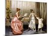 The Dancing Lesson-Vittorio Reggianini-Mounted Giclee Print