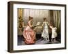 The Dancing Lesson-Vittorio Reggianini-Framed Giclee Print