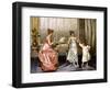 The Dancing Lesson-Vittorio Reggianini-Framed Giclee Print