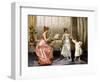 The Dancing Lesson-Vittorio Reggianini-Framed Giclee Print