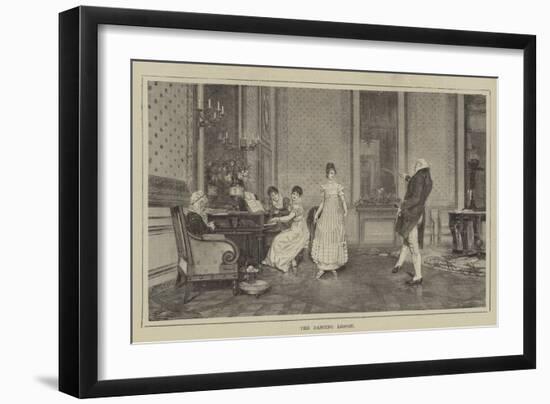 The Dancing Lesson-null-Framed Giclee Print