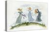 'The dancing of the felspar fairies' by Kate Greenaway-Kate Greenaway-Stretched Canvas