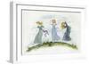 'The dancing of the felspar fairies' by Kate Greenaway-Kate Greenaway-Framed Giclee Print