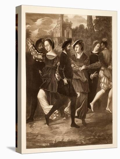 The Dancing Picture, C.1532, Pub. 1902-null-Stretched Canvas