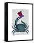 The Dandy Crab-Fab Funky-Framed Stretched Canvas