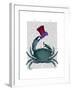 The Dandy Crab-Fab Funky-Framed Art Print