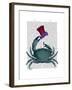 The Dandy Crab-Fab Funky-Framed Art Print