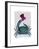 The Dandy Crab-Fab Funky-Framed Art Print