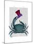 The Dandy Crab-Fab Funky-Mounted Art Print