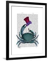 The Dandy Crab-Fab Funky-Framed Art Print