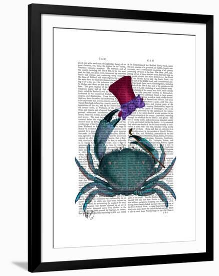 The Dandy Crab-Fab Funky-Framed Art Print