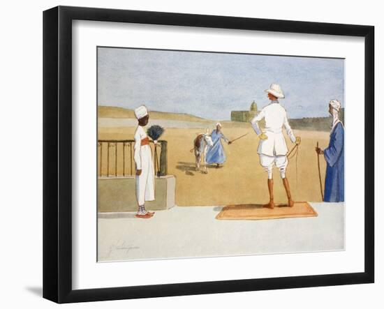 The Dandy Tourist, from 'The Light Side of Egypt', 1908-Lance Thackeray-Framed Giclee Print