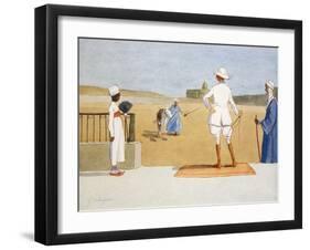 The Dandy Tourist, from 'The Light Side of Egypt', 1908-Lance Thackeray-Framed Giclee Print