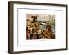 The Danes Sailing Up the English Channel, C877 Ad-Herbert A Bone-Framed Giclee Print