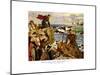 The Danes Sailing Up the English Channel, C877 Ad-Herbert A Bone-Mounted Giclee Print