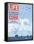 The Danger Filled Week of Decision: Cuba, US Navy Ships and Planes Off Cuba, November 2, 1962-Robert W. Kelley-Framed Stretched Canvas