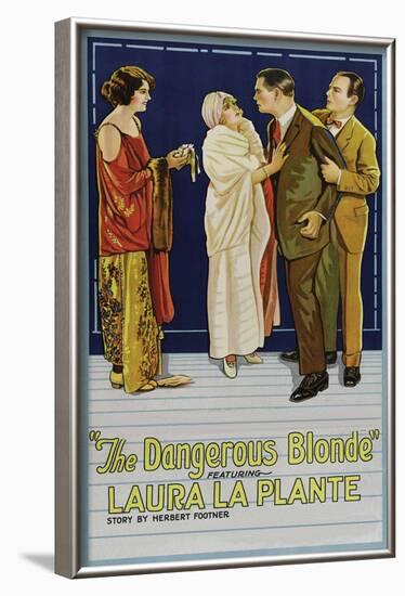 The Dangerous Blonde-null-Framed Art Print