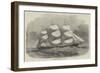 The Danish Clipper-Ship, the Cimber-Edwin Weedon-Framed Giclee Print