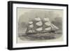 The Danish Clipper-Ship, the Cimber-Edwin Weedon-Framed Giclee Print