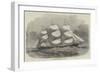 The Danish Clipper-Ship, the Cimber-Edwin Weedon-Framed Giclee Print
