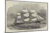 The Danish Clipper-Ship, the Cimber-Edwin Weedon-Mounted Giclee Print