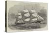 The Danish Clipper-Ship, the Cimber-Edwin Weedon-Stretched Canvas