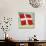 The Danish Flag-English School-Giclee Print displayed on a wall