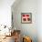 The Danish Flag-English School-Framed Stretched Canvas displayed on a wall