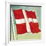 The Danish Flag-English School-Framed Giclee Print