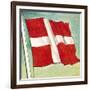 The Danish Flag-English School-Framed Giclee Print