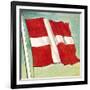 The Danish Flag-English School-Framed Giclee Print