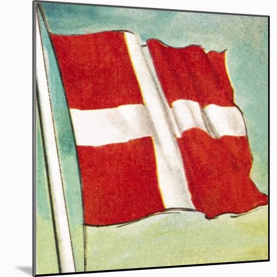 The Danish Flag-English School-Mounted Giclee Print