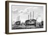 The Danish Prison-Ships Dronning Maria and Waldemar at Copenhagen, 1848-1849-null-Framed Giclee Print