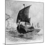 The Danish Ship Called the Raven, Viking Ship, Pre-800 AD-null-Mounted Photographic Print