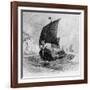 The Danish Ship Called the Raven, Viking Ship, Pre-800 AD-null-Framed Photographic Print