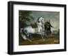 The Dappled Horse "Scarramuie" En Piaffe-Johann Georg de Hamilton-Framed Giclee Print