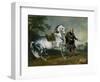 The Dappled Horse "Scarramuie" En Piaffe-Johann Georg de Hamilton-Framed Giclee Print