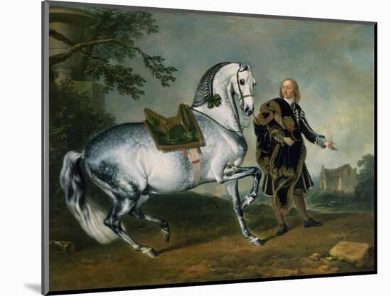 The Dappled Horse "Scarramuie" En Piaffe-Johann Georg de Hamilton-Mounted Giclee Print