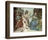 The Darius Family, Detail from Glories of Scipio Africanus and Alexander the Great, 1743-Giambattista Tiepolo-Framed Giclee Print